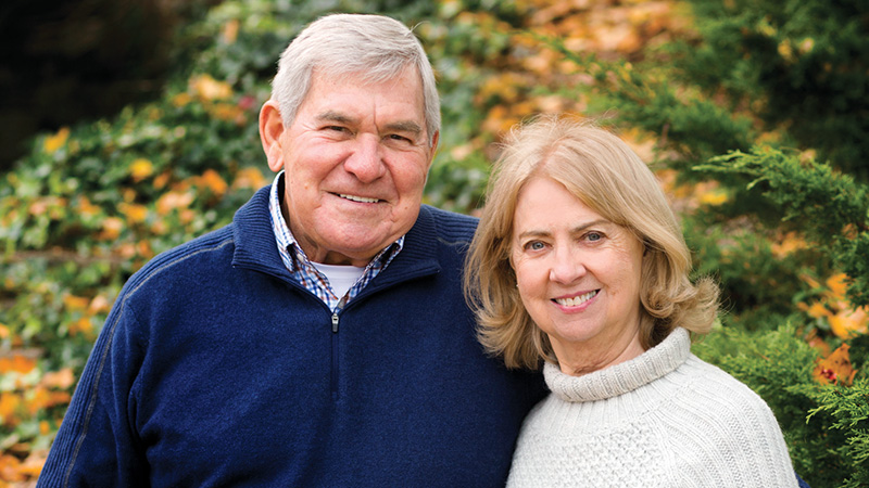 Outdoor photo of a senior couple Outdoor photo of a senior couple